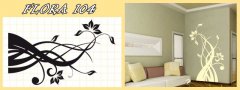 Samolepka na ze� 170 x 100 cm vzor flora 104