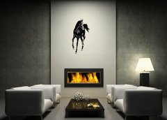 Samolepka na ze 100 x 50 cm vzor n51068334 - arabian horse black white