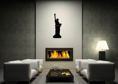 Samolepka na ze 100 x 50 cm vzor n51887015 - Statue Of Liberty Vector Black Shadows Silhouette