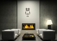 Samolepka na ze 100 x 50 cm vzor n62315337 - Black owl