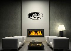 ablona na ze 100 x 50 cm vzor s68159211 - Black decorative Yin Yang