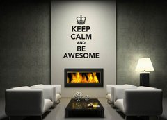ablona na ze 120 x 100 cm vzor s129108591 - Keep calm and be awesome