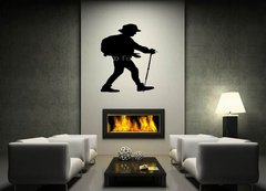 ablona na ze 120 x 100 cm vzor s15933898 - randonneur silhouette 2