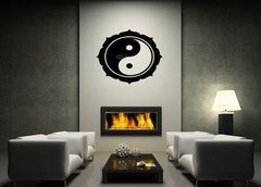 Samolepka na ze 120 x 100 cm vzor n24581298 - Lotus Yin Yang Sign