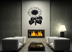 ablona na ze 120 x 100 cm vzor s25579655 - Sunflower Vinyl Ready Vector Illustration