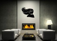 Samolepka na ze 120 x 100 cm vzor n27205857 - Beautiful woman silhouette