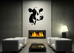 ablona na ze 120 x 100 cm vzor s42765356 - abstract cows head
