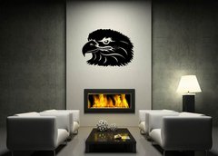 Samolepka na ze 120 x 100 cm vzor n52387511 - head of an eagle tattoo black and white