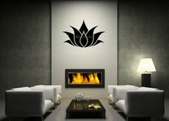 Samolepka na ze 120 x 100 cm vzor n60114460 - Lotus Silhouette