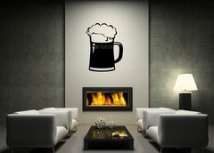 ablona na ze 120 x 100 cm vzor s60800088 - black beer mug