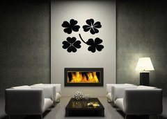 ablona na ze 120 x 100 cm vzor s61696749 - Four leaf clover collection, St. Patrick  s day (vector)