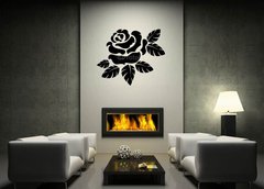 Samolepka na ze 120 x 100 cm vzor n62920011 - Rose silhouette