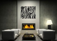 Samolepka na ze 120 x 100 cm vzor n64812778 - Zebra Stripes Seamless Pattern