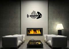 ablona na ze 120 x 100 cm vzor s66573968 - fish bone, vector illustration