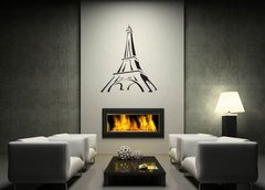 Samolepka na ze 120 x 100 cm vzor n70483296 - Paris Eiffel