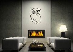 ablona na ze 120 x 100 cm vzor s72493977 - Doodle sketch of wise owl