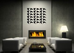 ablona na ze 120 x 100 cm vzor s79875814 - Seamless Curved Shape Pattern