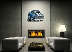 ablona na ze 120 x 100 cm vzor s81647184 - Chevy Chevelle Cartoon