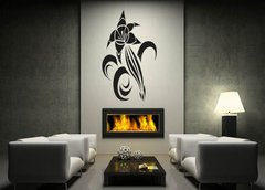 ablona na ze 170 x 100 cm vzor s28458676 - vector tattoo flower on background