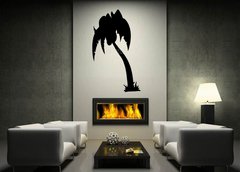 ablona na ze 170 x 100 cm vzor s31771673 - Black Palm Three Silhouette