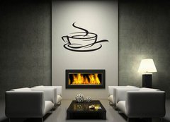 ablona na ze 170 x 100 cm vzor s37322124 - cup of coffee