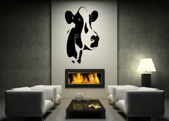 Samolepka na ze 170 x 100 cm vzor n42765356 - abstract cows head