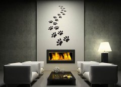 Samolepka na ze 170 x 100 cm vzor n47517046 - animal paw prints