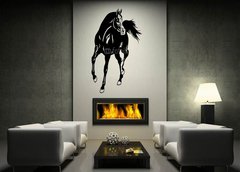 ablona na ze 170 x 100 cm vzor s51068334 - arabian horse black white