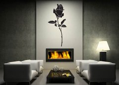 ablona na ze 170 x 100 cm vzor s59794785 - Silhouette rose flower