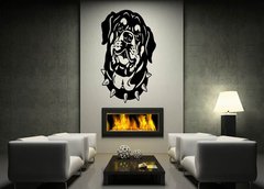 ablona na ze 170 x 100 cm vzor s59902397 - rottweiler head black white