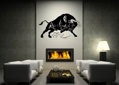 ablona na ze 170 x 100 cm vzor s62062478 - bull black white