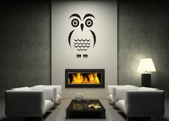 Samolepka na ze 170 x 100 cm vzor n62315337 - Black owl