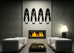 Samolepka na ze 170 x 100 cm vzor n67036657 - Set of Penquins