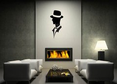 Samolepka na ze 170 x 100 cm vzor n67389125 - icon of the gentleman