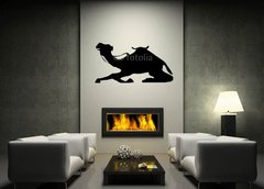 Samolepka na ze 170 x 100 cm vzor n67846332 - camel sitting silhouette, vector illustration