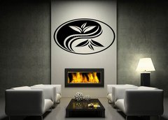 ablona na ze 170 x 100 cm vzor s68159211 - Black decorative Yin Yang