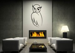 Samolepka na ze 170 x 100 cm vzor n72493977 - Doodle sketch of wise owl