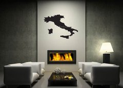 Samolepka na ze   Italy map, 170 x 100 cm