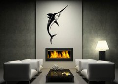 Samolepka na ze   Marlin Fish Symbol, 170 x 100 cm