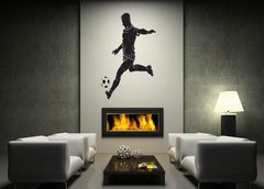 Samolepka na ze 170 x 100 cm vzor n74202948 - Football (soccer) player with ball