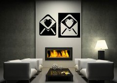 ablona na ze 170 x 100 cm vzor s75895794 - Love mail icon