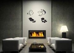 Samolepka na ze 170 x 100 cm vzor n75923393 - Bird abstract vector logo design template.