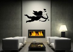 ablona na ze 170 x 100 cm vzor s76728539 - Silhouette of Cupid