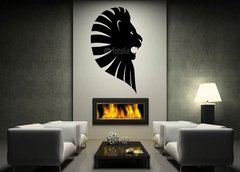 ablona na ze 170 x 100 cm vzor s78340338 - lion head tattoo