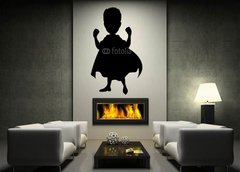 Samolepka na ze 170 x 100 cm vzor n79187551 - superhero silhouette for you design