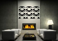 Samolepka na ze 170 x 100 cm vzor n79875831 - Seamless Curved Shape Pattern