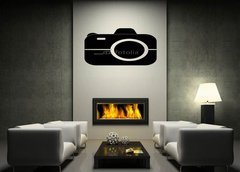 ablona na ze 170 x 100 cm vzor s80065165 - Black Icon camera. Vector.