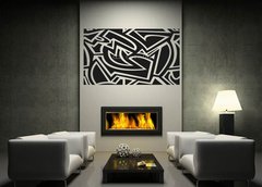 Samolepka na ze 170 x 100 cm vzor n80842054 - monochrome geometric seamless pattern