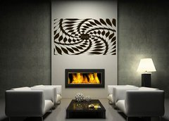 Samolepka na ze 170 x 100 cm vzor n81229189 - Black and white optical illusion. Op art vector background with