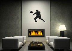 ablona na ze 170 x 100 cm vzor s81579823 - Volleyball player silhouette